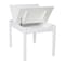International Concepts Rectangle Table with Lift Up Top For Storage, 24 W, 33.1 L, 22.2 H, Wood, White JT08-2532L - alternate 2